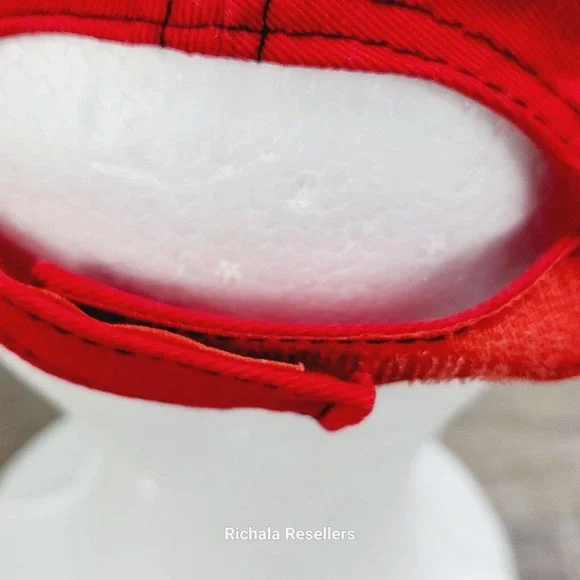 Disney Mickey Mouse Boys Youth Strap Back Hat Kids Baseball Cap Adjustable Red - Picture 5 of 7